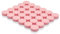 PYJLBX Fridge Magnets - 30 Pack Mini Round Magnets for Whiteboard, Crafts, Notice Board, Fridge, Office (Pink)