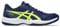 ASICS Men's Upcourt 6 Volleyball Shoes, Blue Expanse/Safety Yellow, 45 EU