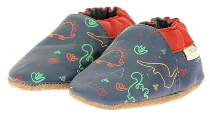Robeez Jungen Alldino Hausschuhe, blau, 17/18 EU