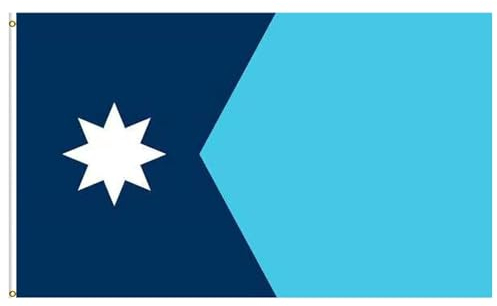 Yeory Minnesota-Staatsflagge, 91 x 152 cm, Minnesota-Flagge, Polyester-Mn-Staatsflagge mit Messingösen, Mn-Flagge für Redeparade, Party, Sportveranstaltung