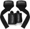 Hee-Star® Set Palestra No Pain No Gain - Polsiere + Straps Palestra - Cinghie Sollevamento Pesi e Polsini Palestra - Fasce Polsi + Fasce per Stacchi - Accessori Palestra
