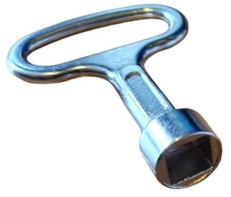 8mm Square Drive Key - 8mm Metal Square Socket Key - by Approved Supplies Ltd