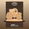 weigla | Bastelset aus Holz original Erzgebirge | 3 teilig Motiv Traktor mit Heuballen I zum Bemalen und Basteln I schöne Geschenkidee I Kreativset