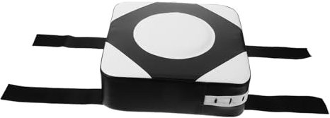 MUSISALY Boxpolster Wandmontage Schlagpolster Aus Strapazierfähigem Material 30x30cm Schwarz Weiß Für Kickboxen Und MMA Training Zu Hause