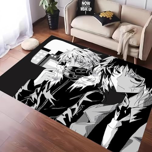 ZCSJFCAI Anti-Rutsch 3D Cartoon Anime Teppich, Schlafzimmer Wohnzimmer Dekoration, Bereich Teppich Anti-Rutsch Bodenmatte .,160 * 200cm