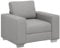 vidaXL Wolken-Grauer Sessel für das Wohnzimmer kompakter Stoffstuhl mit ergonomischem Design für einen Platz perfekt zum Lesen, Entspannen und für Moderne Wohnkultur komfortabler Polyesterbezug