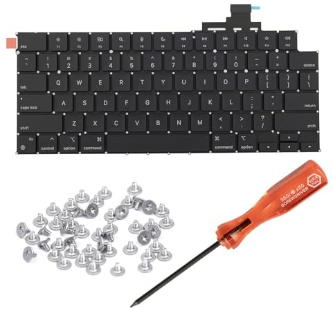 HAWSON Teclado de repuesto para MacBook Air M2 M3 M4 Retina de 13.6 pulgadas A2681 A3113 A3240, 15 pulgadas A2941 A3114 A3241 2023-2025 Año Diseño de EE. UU. (azul medianoche)