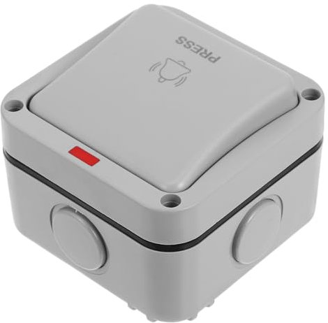 Cabilock Bouton Poussoir Mural Étanche Extérieur Pour Ouverture Porte Garage Interrupteur Contact Simple Pour Contrôle Accès Jardin Système Domotique Robuste