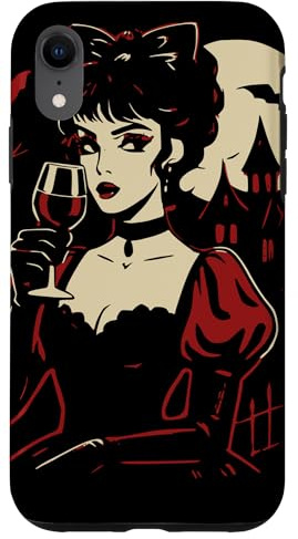 Halloween Coquette Vampire Gothic Case for iPhone XR