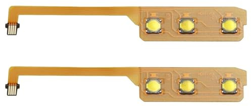 Voarge 2 Stück Lautstärke-Power-Tasten-Flexkabel, Ersatz, kompatibel mit Nintendo Switch Lite-Flexkabel, ersetzt aus Metall-Kunststoff