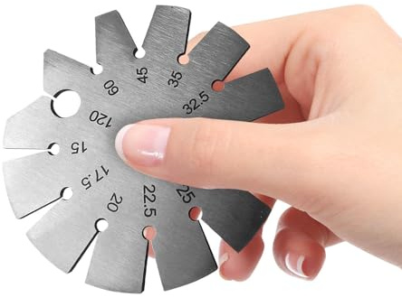 Axe Angle Gauge | Stainless Steel Reusable 15-120 Degree Measuring Tool,Axe Sharpening Gauge,for Woodworking Chisel Cutter Tool Maintenance DIY Projects