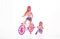 Simba - Steffi Love Promenade à Vélo avec Evi - Poupée Mannequin 29cm + Mini Poupée 12cm - 105733045