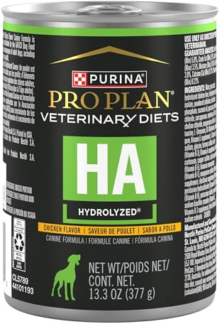 Purina Pro Plan Vet Diets HA Hydrolyzed Wet Dog Food, (12) 13.3 oz. Cans