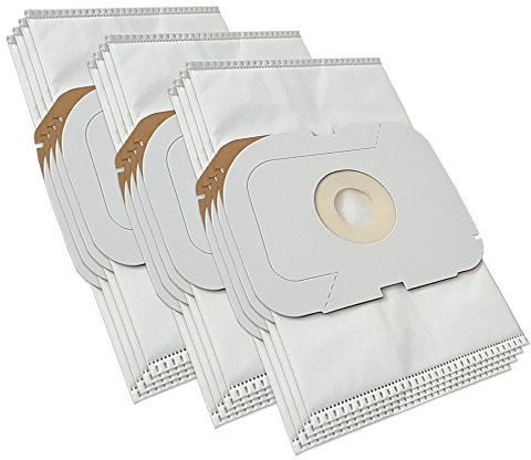 Set - 12 Staubbeutel Filtertüten Staubsaugerbeutel geeignet Für LUX Intelligence Royal Edition, Typ AP11, Staubcontainer