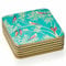 Pimpernel Sara Miller Chelsea Lot de 6 dessous de verre Vert
