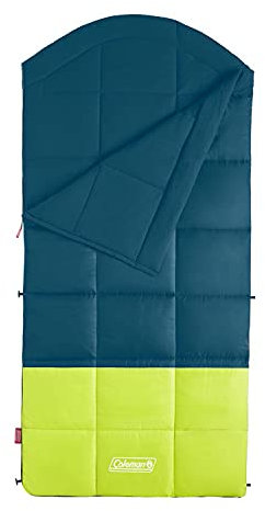 Coleman Kompact Sleeping Bag, Indoor/Outdoor Lightweight Sleeping Bag for Adults, 20°F/30°F/40°F Options for Camping, Hiking, Backpacking with Included Compression Sack; Big & Tall