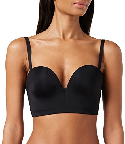 Wonderbra Femme Wonderbra Backless Bra Soutien gorge dos nu, Noir, 90C EU