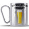 Trendation - Elektriker Edelstahl Tasse Karabiner Spruch Männer Geschenk Lustig Gadget Geschenke Kaffeebecher Edelstahl Tasse Karabinern (Silber)