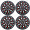 Veemoon Tasse Matten Tasse Pads Board Coaster 4Pcs Coaster Holder Bar Bier Beverage Untersetzer wasserdichte Tasse Matte Pad für Home Office Tasse Pads Für Getränke Dartscheibe Tasse Matte