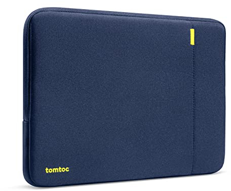 tomtoc 360° Protective Laptop Sleeve for 16-inch MacBook Pro M4/M3/M2/M1 Pro/Max A3403 A3186 A2991 A2780 A2485 A2141 2024-2019, Dell XPS 16 Laptop, Water-Resistant MacBook Case with Accessory Pocket