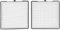 2Pcs Nail Dust Collector Filter Screen, Dust Collector Nails Salon Nail Dust Extractor Filters for Extractor Vacuum Cleaner Equipment Reusable Tool Accessories for 40W Nails Art Cleaned Fan