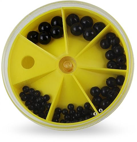 Storfisk fishing & more Harte Kunststoffperlen zum Angeln (ca. 75 Stück) in Sortimentsbox