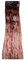 SKYTE® Foil Christmas Lametta Decorative Tinsel Strands Xmas Decoration Garland Angel Hair Tinsel Curtain Shiny Christmas Party Indoor and Outdoor Decorations 50cm (Rose Gold)