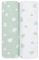 emma & noah Baby Spucktücher, 70x70 cm, Kuschelig Weich, 2er Sets, 100% Bio-Baumwolle, Langlebig & Extra Saugfähig, Unisex Design für Jungen und Mädchen (Punkte Mint)