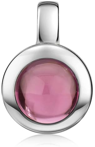 Materia Edelstein Kettenanhänger Silber 925 - Turmalin Schmuck KA-38-Turmalin