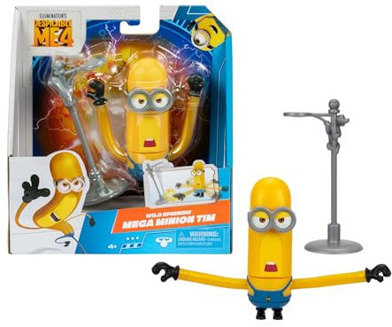 Giochi Preziosi Despicable ME – Minion Tim-Figur, Actionfigur, inklusive einzigartigem Minion-Zubehör, Größe 10 cm, Alter 3 Jahre, berühmt (MN403200)