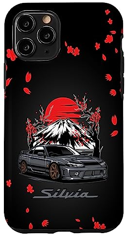 JDM Silvia Kirschblüten-Szenen-Grafik Hülle für iPhone 11 Pro