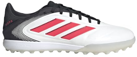 Adidas, Unisex, Copa Pure 3 PRO Turf, White/Lucid Red/Black, Mens 9.5, Womens 10.5, Medium