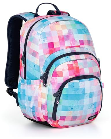 TOPGAL Schulrucksack für Mädchen ab - 5. Klasse - SKYE 22032 (Farbig)