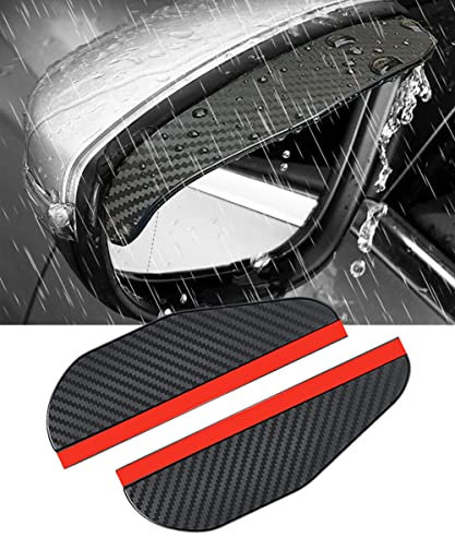 Flaconi Auto Rückspiegel Regenschutz - Universal Seitenspiegel Sonnenblende für Meisten Autos, LKW