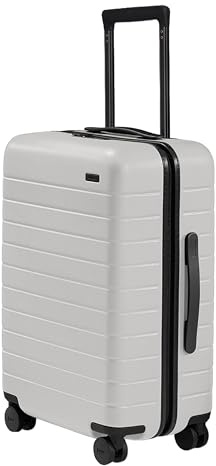 Away Bigger Carry-On Luggage, Lightweight Hardside Large Suitcase with Spinner Wheels, TSA Lock, Airline Approved, Cloud Gray