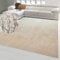 Teppich-Traum Teppich Wohnzimmer Badezimmer Schlafzimmer rutschfest Hochflor mit angenehmem Uni-Design in Grau 160 x 220 cm