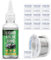 Flussante per Saldatura a Stagno, Flux Saldatura, No Clean Pasta Saldante Stagno Liquido, 50g Stagno per Saldare, Adatto per BGA, IC, CPU, PCB, SMD, Riparazione di Elettrodomestici, 80ml
