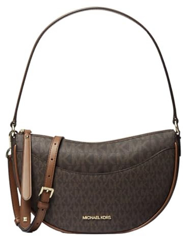 Michael Michael Kors Dover Medium Signature Logo Crossbody Bag, Braun