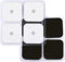 LotFancy 40x TENS Elektroden Pads 5x5 cm, Wiederverwendbare EMS Klebe-Elektroden für EMS Elektrostimulatoren und TENS-Gerät, mit 3,5 mm Druckknopf-Anschluss
