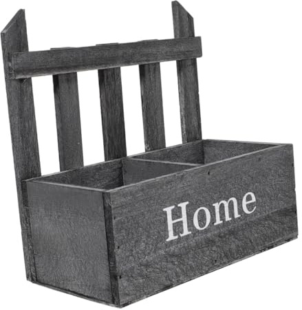 DECHOUS Soporte Jardinera Pared de Madera para Colgar Macetero Decoración Colgante Elegante para Plantas de Interior y Exterior Jardineras de Pared Resistentes para Hogar y Oficina