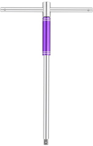 Verstellbarer robuster Kreuz-Radschlüssel für 1,27 cm Stecknuss-Adapter mit verlängertem Griff und rutschfestem Griff, Kreuzreifen-Eisenwerkzeug