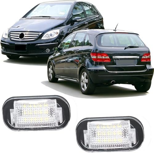REINKO LED Kennzeichenbeleuchtung mit E-Zulassung für Mercedes-Benz A Klasse W169 und B Klasse W245
