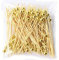 AILEXI Palitos De Coctel 100 Cuentas Palillos De Madera Fuentes del Partido Fritura Dedo Alimentos Frutas Sandwich Sandwich - Perlas Oro