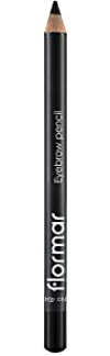FLORMAR Eyebrow Pencil – Hellbrauner Augenbrauenstift für betonte, exakt van Langanhaltender & Natürlich definierte Augenbrauen - 404 Black