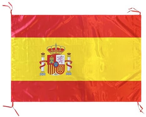 Durabol Bandera España con cuatro cintas para colgar 90 x 135 cm