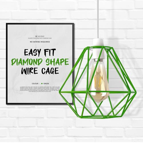 DC Voltage Wire Basket Metal Basket Pendant Lighting Ceiling lamp Shades for Indoor Pendant Lights Ceiling Fitting Light fixtures