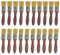 20PCS Paint and Chip Stain Brushes Disposable Brushes Painting Brushes Decorating Bristle Paint Brushes with Wooden Handle for Wall,House,Sash,Trim Paint Brush… (1inch)