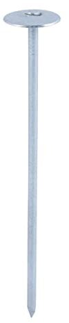 Flair-Online 150mm x 3.75mm Galvanised Slab Nails 1Kg, Silver