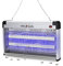 Randaco Zanzariera Elettrica, 30W UV Lampada Antizanzare Elettrico Trappola per Mosche Lampade Antizanzara Contro Insetti Zanzare,Mosca,Falene per Uso Interno Range Effettivo 80 ㎡