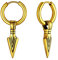 FaithHeart goldener Viking Stil Speer Ohrring Hängende Creolen Pfeil Ohrstecker mit Geschenkebox für Weihnachten Valentinstag Geburtstag